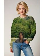 Gray Maya Lopez Sweatshirt – Bold Heroic Design