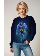 Hank McCoy / Beast Sweatshirt - The Intelligent Beast in Blue