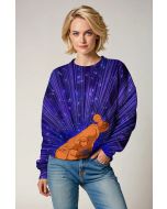 Ben Grimm / The Thing Sweatshirt - The Ever-Loyal Hero in Purple