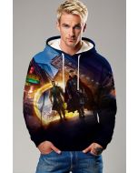  Doctor Strange Mystic Portal Graphic Hoodie – Deep Blue