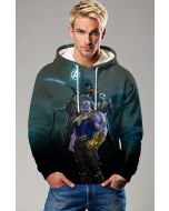 Dark Green Thanos Battle Hoodie