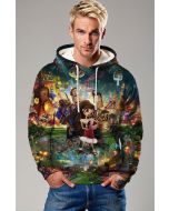 Colorful Animated Fantasy Hoodie