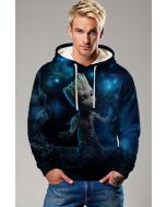 Dark Blue Baby Groot Hoodie 