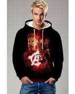 Black Avengers Heroic Team Graphic Hoodie 