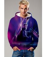 Purple Thor Avengers Pullover Hoodie