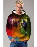 Multicolor Avengers Heroes Pullover Hoodie