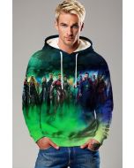Green Avengers Team Pullover Hoodie