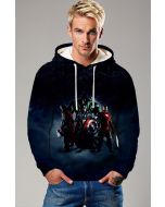 Dark Blue Avengers Hoodie