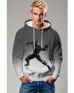Black Panther Vibranium Strike Pullover Hoodie – Dark Gray