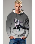 Gray & White Spider‑Gwen Crewneck Sweatshirt – Everyday Hero Appeal
