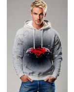 Light Gray Superman vs Batman Pullover Hoodie – Street Hero Style
