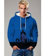 Blue Hero Silhouette & Stormbreaker Pullover Hoodie – Thunderous Style
