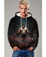 Black Wolverine Pullover Hoodie – Power Hero Streetwear