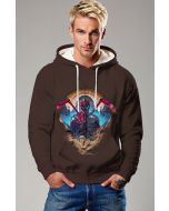  Brown Spider‑Verse Dual Hero Pullover Hoodie