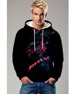 Black Panther Neon Pullover Hoodie