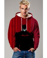 Red Batman Pullover Hoodie