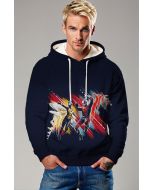 Dark Blue Ant-Man & Wasp Hoodie – Action Comic Design