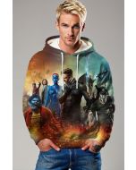 Gradient Blaze X-Men Hoodie – Legends United Edition