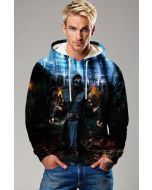 Shadow Freeze Warrior Hoodie – Frostcore Blue Edition