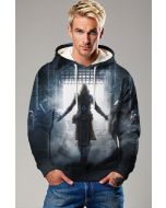 Midnight Assassin Hoodie – Shadowsteel Gray Edition