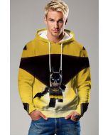 Yellow & Black Lego Batman Hoodie – Bold Heroic Streetwear