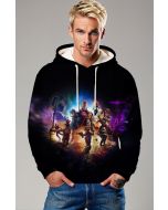 Black Marvel Heroes Hoodie – All-Star Avengers Unite