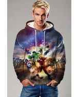 Multicolor LEGO Superhero Hoodie – Heroic City Showdown