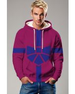 Magenta & Blue Symbol Hoodie – Bold Street Geometry