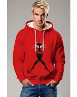 Red Pulse Spider Hoodie – Miles-Inspired Graphic Pullover