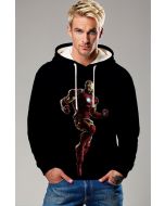 Iron Man Arc Reactor Pullover Hoodie – Heroic Flight Edition