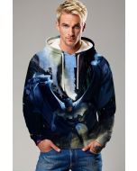 Dark Knight Rooftop Pullover Hoodie – Gotham Guardian