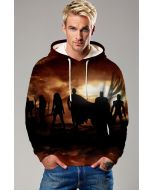 Justice League Sunset Pullover Hoodie – Epic Silhouette