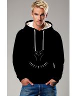Black Panther Hoodie – Minimalist Stealth Black