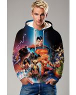 Justice League Epic Glow Hoodie – Heroic Power Surge