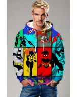 Batman Animated Pop Art Hoodie – Gotham Colors