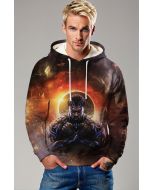 Black Panther Wakanda Forever Sunset Glow Marvel Design Pullover Hoodie