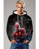 Carnage Symbiote Red & Black Night Battle Marvel Pullover Hoodie