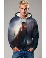 Justice United Lineup Hoodie – Dark Smoke Fire Pullover