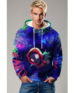 Miles Morales Neon Dimension Pullover Hoodie