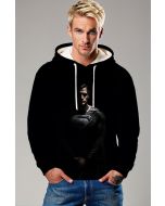 Black Suit Superman Cinematic Pullover Hoodie