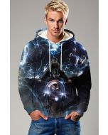 Trinity Charge Hoodie – Dark Blue Lightning Avengers Pullover