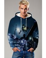 Night Strike Spider Hoodie – Black Suit vs Electric Clash