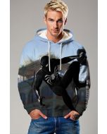 Symbiote Strike Hoodie – Midnight Hero in Motion