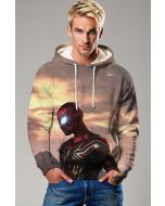 Twilight Vigil Hoodie – Sunset Red Spider Armor