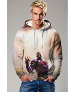 Mecha Superman Rage Hoodie – Cyber Sunset Power Core