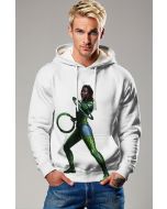 White Black Panther Hoodie