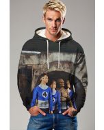 Dark Navy Fantastic Four (Reboot 2005) Hoodie