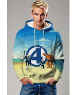 Blue Fantastic Four Hoodie – Heroic Streetwear Essential