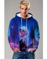 Blue Spider-Woman Hoodie – Bold Urban Hero Style