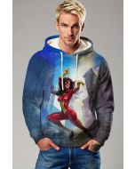 Jessica Drew / Spider-Woman Red Suit Hoodie – Dynamic Black Edition